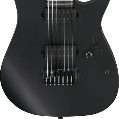 Ibanez RG Iron Label 6 String Electric Guitar - Black Flat (RGIXL7BKF) image 8