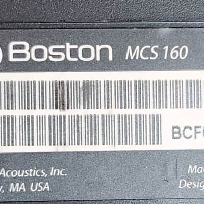 Boston Acoustics Boston Acoustics MCS 160 satilite speakers 5 speakers (no subwoofer) 2011 - Black image 5