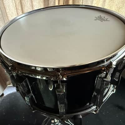 Ludwig Coliseum 14” x 8” Maple Snare Drum 1991 - Black image 2