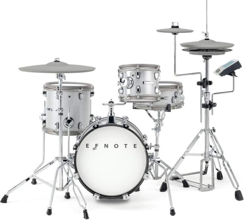 EFNOTE mini Electronic Drum Set - White Sparkle image 1
