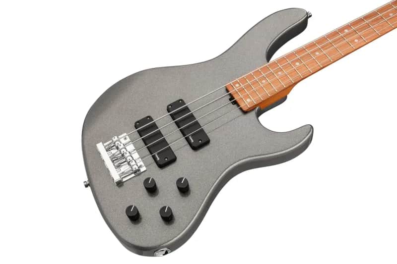 Sadowsky MetroExpress 24-Fret Modern Bass, Morado Fingerboard, 4-String - Solid Silver Metallic High Polish image 1