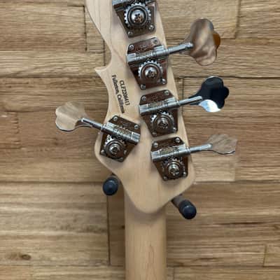 G&L JB-5 USA 5- string Jazz Bass -2022 - Honey Amber- Pine body -w/Sadowsky Preamp + OHSC image 16