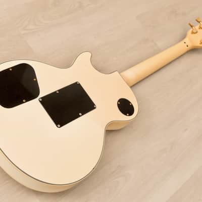 1989 Burny LC-100YS Yasu Signature Vintage Guitar Snow White w/ Tremolo & Case, Japan Fernandes image 13