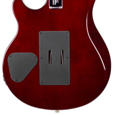 Recent Ernie Ball Music Man Axis Quilted Black Cherry Burst w/Proprietary Design DiMarzio Pickups image 4