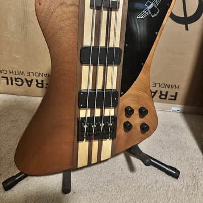 Epiphone T-bird Thunderbird Pro IV (NO - Natural Oil finish) 2013 bass with active electronics with hard case image 8