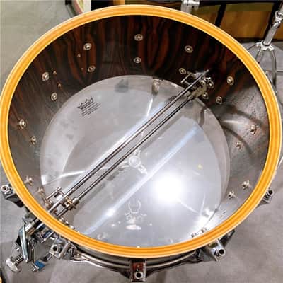 SONOR USED ​​HLD581-EB [Horst Link Signature Heavy Beech Snare Drum / 14×6.5][Makassar Ebony] image 8