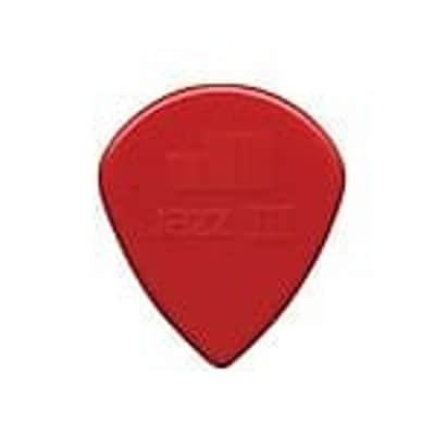 Dunlop Guitar Picks  Jazz III   Nylon  Sharp Tip  Red  24 Pack  47R3N image 2