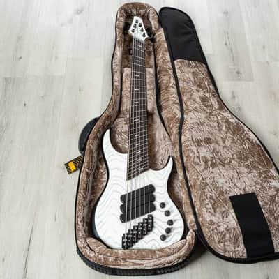 Dingwall Custom Shop Z3 Multi-Scale 6-String Bass White w/Black Ceruse, Jacob Umansky image 16