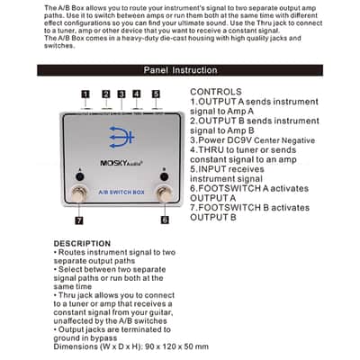 Mosky Audio A/B SWITCH BOX image 7