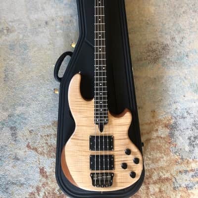 Wal MK2 2012 Flame Maple 4 string bass guitar image 5