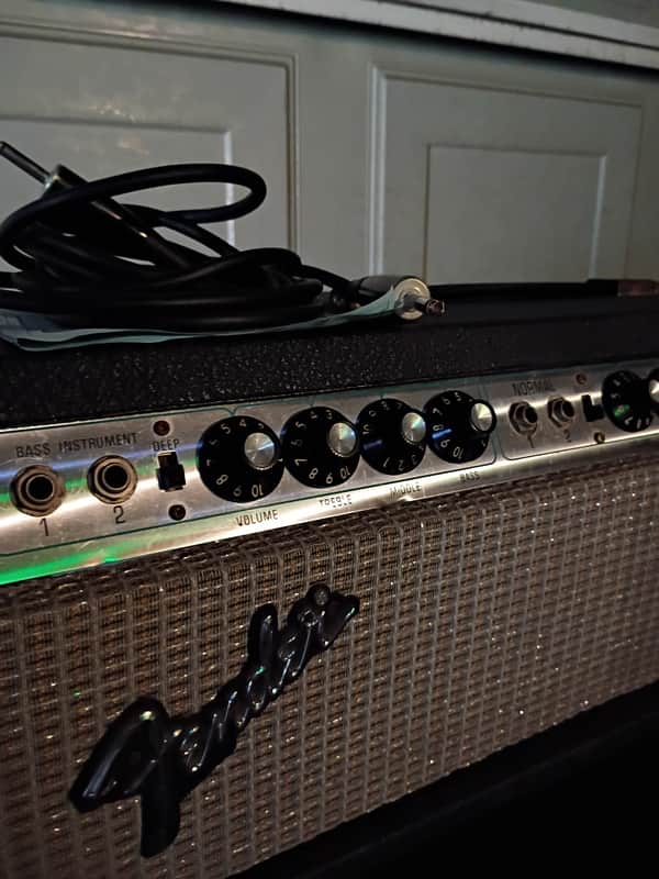 Fender Bassman 135 2-Channel 135-Watt Guitar Amp Head 1977 - 1980 - Silverface image 1