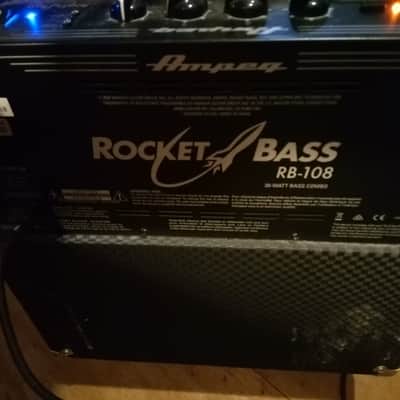 Ampeg RB-108 Rocket Bass 30-Watt 1x8" Bass Combo 2021 - Present - Blue Check image 2