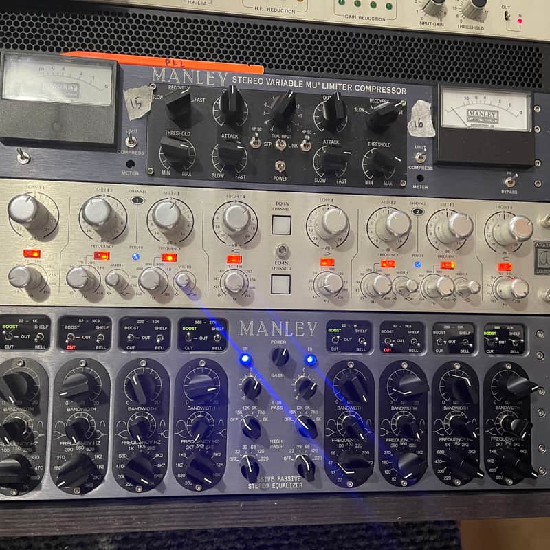 2010s Avalon AD2055 Dual Mono Parametric EQ Silver