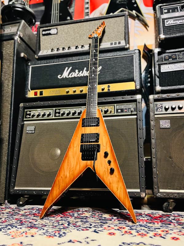 2004 B.C. Rich Exotic Pro JR V - Spalted Maple w/ SKB Flight Case image 1
