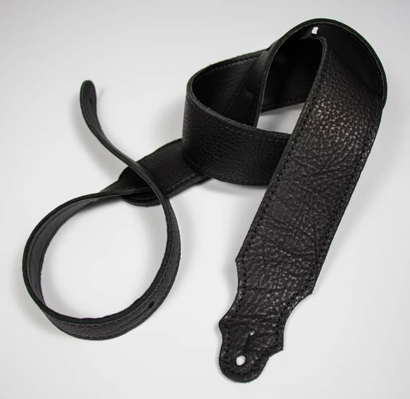 Franklin Straps 4B-BK-BK Glove Leather 2.5" Strap image 1