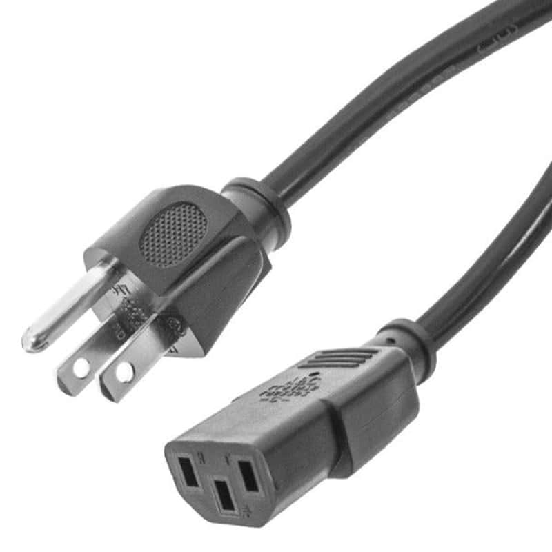 Calrad 55-782-12 12 Ft. UL 3 Prong ac Computer Cable 18 gauge image 1