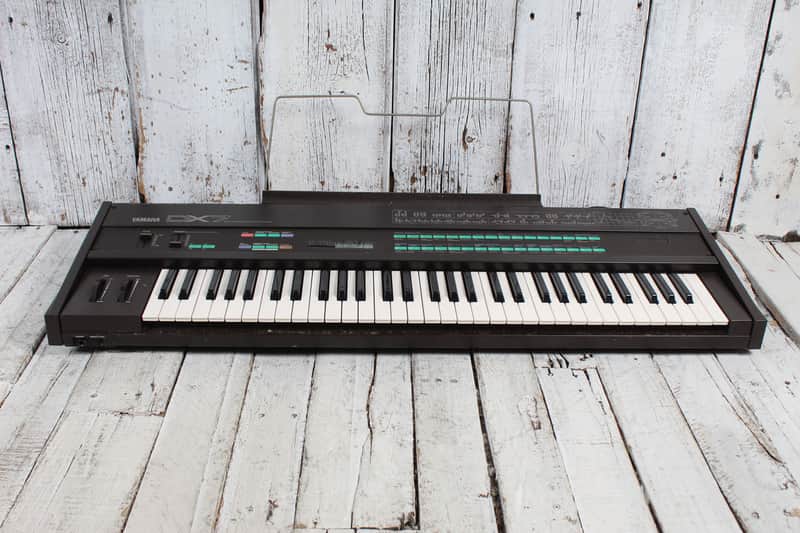 Yamaha Vintage 1980s DX7 Digital Synthesizer 61 Key Keyboard with Case & Manuals image 1
