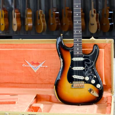 Fender Custom Shop Stevie Ray Vaughan Signature Strato Relic Faded 3 Color Sunburst image 2