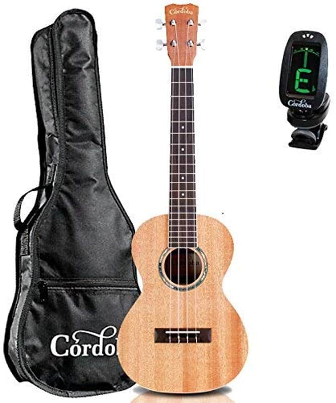 Cordoba 15TM Tenor Ukulele Mahogany - with Cordoba Gig Bag and Cordoba Tuner image 1