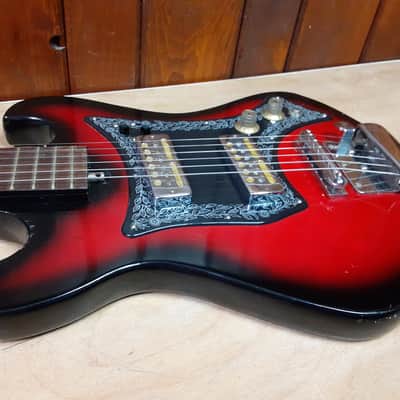 1965 Teisco Norma EG202 - 2 X Gold Foil image 6