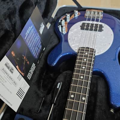 Music Man StingRay Special 4 H USA BRAND NEW! Blue Sparkle NOS! Pro American Bass Guitar image 8