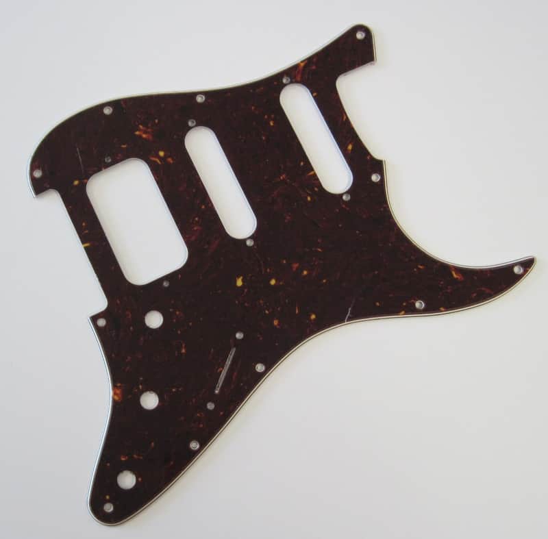 Fender HSS Stratocaster Pickguard Tortoise 0991337000 image 1
