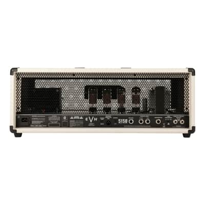 EVH 5150 Iconic 80-Watt 6L6 Tube Amp Head, Ivory image 2