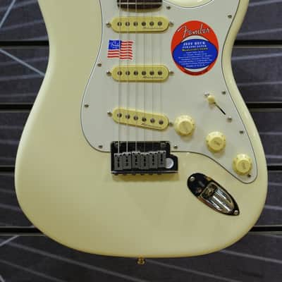 Fender Jeff Beck Stratocaster - Olympic White - Incl Vintage Style Tweed Case image 1