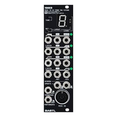 Bastl Instruments 1983 Eurorack CV & Gate to MIDI Module (Black) image 4