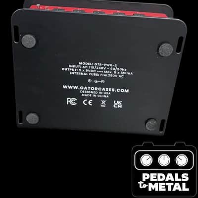 Gator GTR-PWR-5 Power Supply with 5 Isolated Outlets 2010s - Black - X16168 image 6