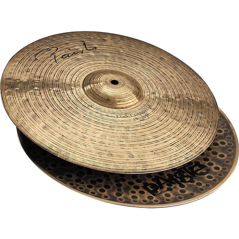 Paiste Signature Series Dark Energy MKI Hi-Hat Cymbal Pair Regular  14 in. image 1