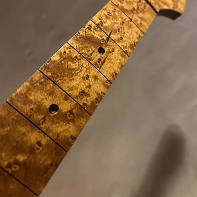 Super Rare Roasted Birdseye Strat Guitar Neck Fits Fender & Warmoth image 3