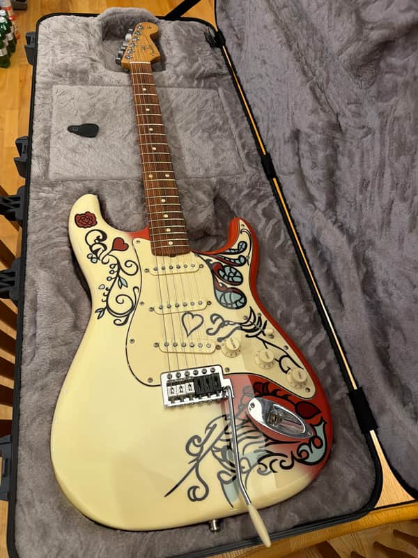 Fender Jimi Hendrix Artist Series Signature Monterey Stratocaster 2017 - 2018 - Monterey Graphic