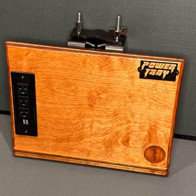 (SELF) POWER TRAY LITE 2023 (utility tray, shelf) BLACK, OAK, ESPRESSO, FOXY ORANGE, GRAY/BLACK image 5