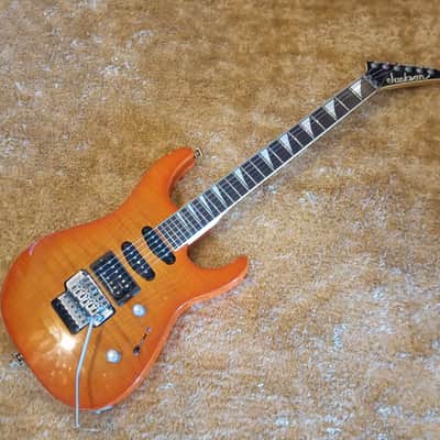Jackson DK2 1998 Amber Sunburst Made in Japan image 5