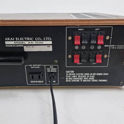 Akai AA 1030 Stereo Receiver - 30 watts per channel into 8 ohms image 10