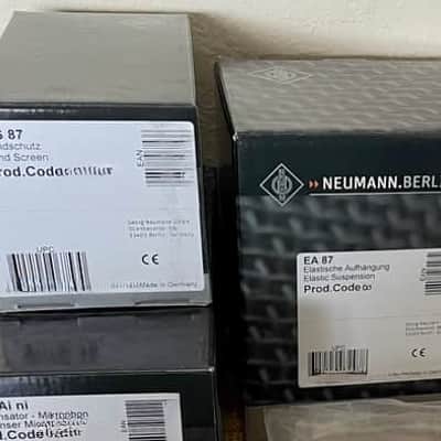 Neumann U87 Ai Studio Set-Nickel-WIND SCREEN-UNUSED-UNREGISTERED-NEAR MINT image 11