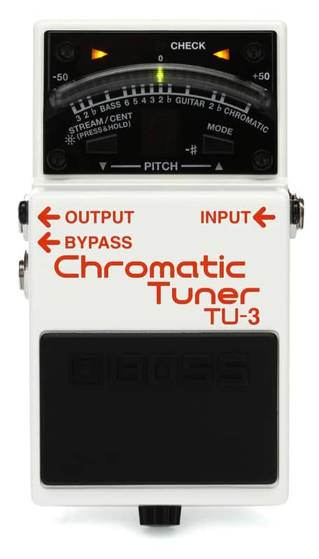 Boss TU-3 Chromatic Tuner Pedal with Bypass image 1