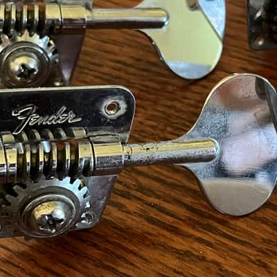 1968 Fender Jazz Precision bass Telecaster set lollipop oval tuners tuning pegs image 5