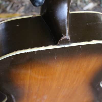 Vintage 1965 Silvertone 600 Series Grand Concert Acoustic Guitar by Harmony USA! image 18