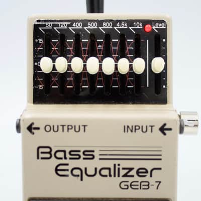 Boss GEB-7 Bass Equalizer Bass Guitar Effect Pedal BK30296 image 3