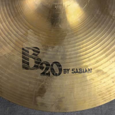 1980s Sabian B20 14" Hi-Hat Pair image 2