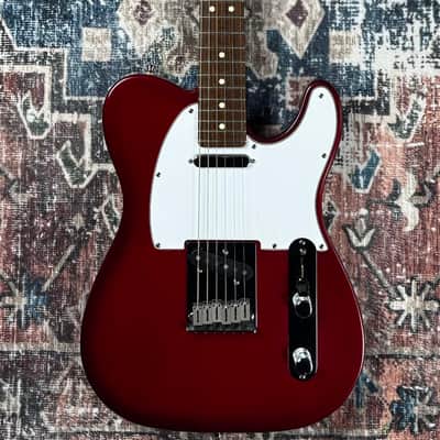 1995 Fender American Standard Telecaster Vintage Crimson Red Transparent Electric Guitar W/ Original Hardshell Case & Original Paperwork! image 7