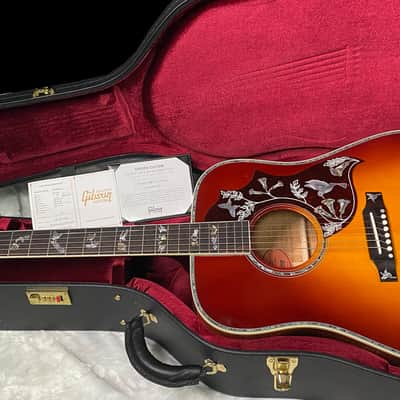 NEW! Gibson Hummingbird Custom Koa - Dealer Select - Autumnburst - Authorized Dealer - Custom Shop - 4.6 lbs - G07696 image 18