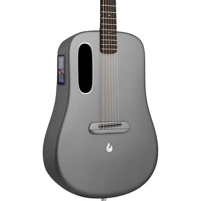 LAVA MUSIC LAVA ME 4 Carbon Fiber 38" Acoustic-Electric Guitar With Airflow Bag - Regular Space Grey image 1