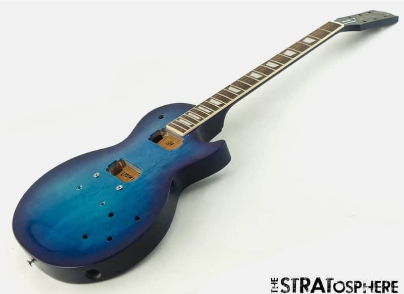 USED Gibson USA Les Paul Studio Model BODY & NECK Blueberry Burst image 1