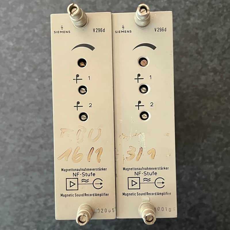 Siemens Sitral V296d record driver amp - pair image 1