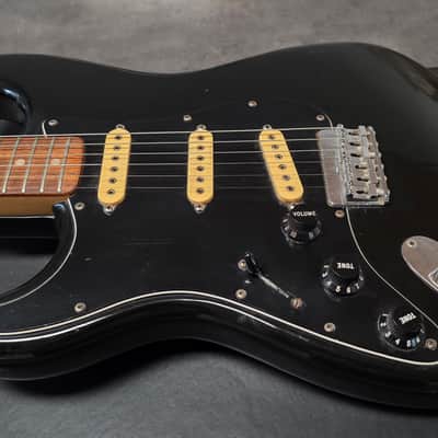 1977 Fender Stratocaster HT LEFT HAND Hardtail American Vintage 70s 1970's USA Lefty Handed Strat Custom DiMarzio Rosewood Black Aged Roadworn Relic LH Guitar image 10