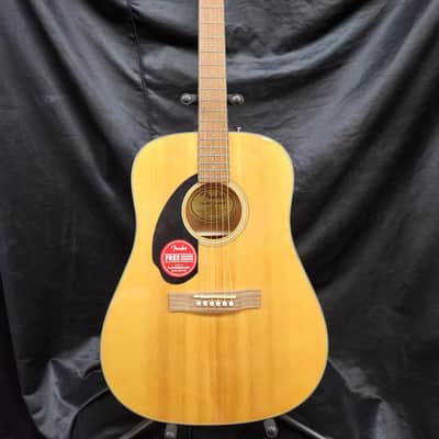Fender CD-60S Left Hand, Walnut Fingerboard, Natural image 1