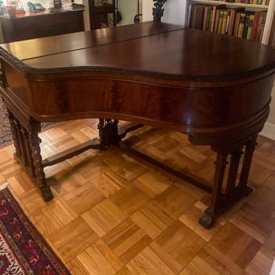 Chas M. Stieff Baltimore Grand Piano 5'4" Mahogany Unique image 7